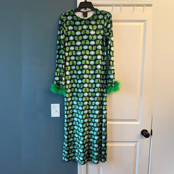 Anna Sui Velvet Daisies Dress - Picture 2 of 4